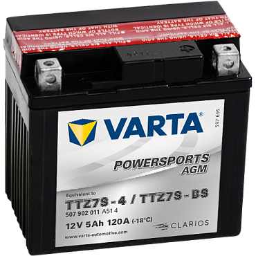 Аккумулятор Varta 505902012 AGM 5Ah 120A, Varta