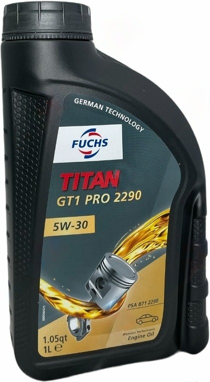 Масло моторное Fuchs TITAN GT1 PRO 2290 5W-30 1л 602008435, Масла моторные