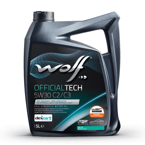 Масло моторное Wolf Вольф OfficialTech C2/C3 5W-30 5л 656295 Цена ...