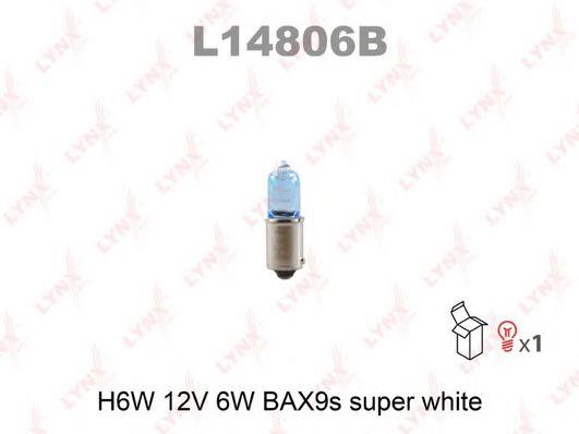 L14806B LYNXauto Лампа накаливания H6W 12V 6W (L14806B) LYNXauto L14806B