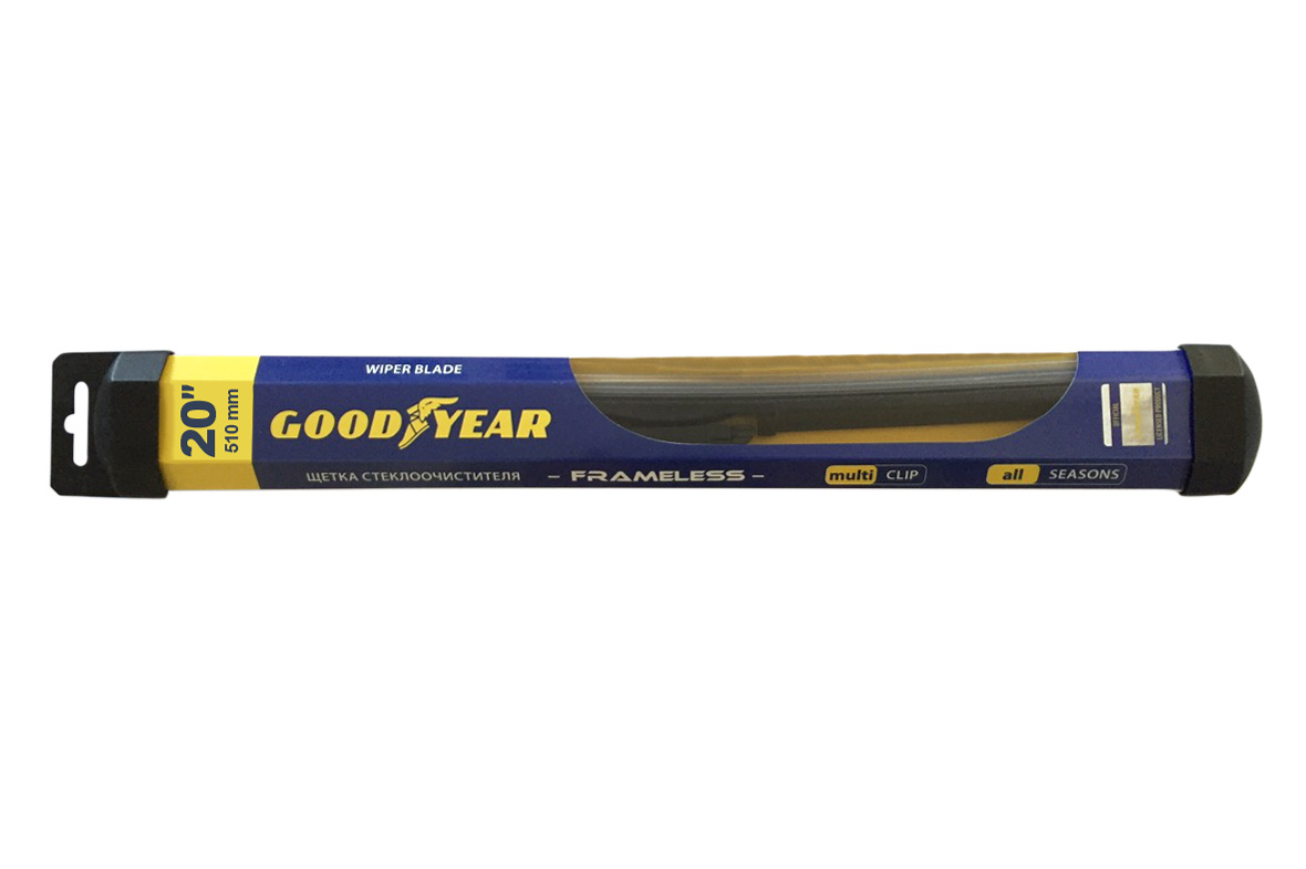 Щетка стеклоочистителя бескаркасная Goodyear Frameless 51 см