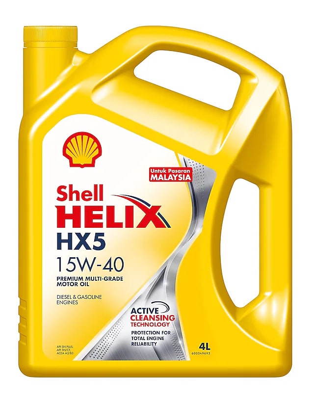 Масло моторное Shell Helix Diesel HX5 15W-40, 4л, Масла моторные
