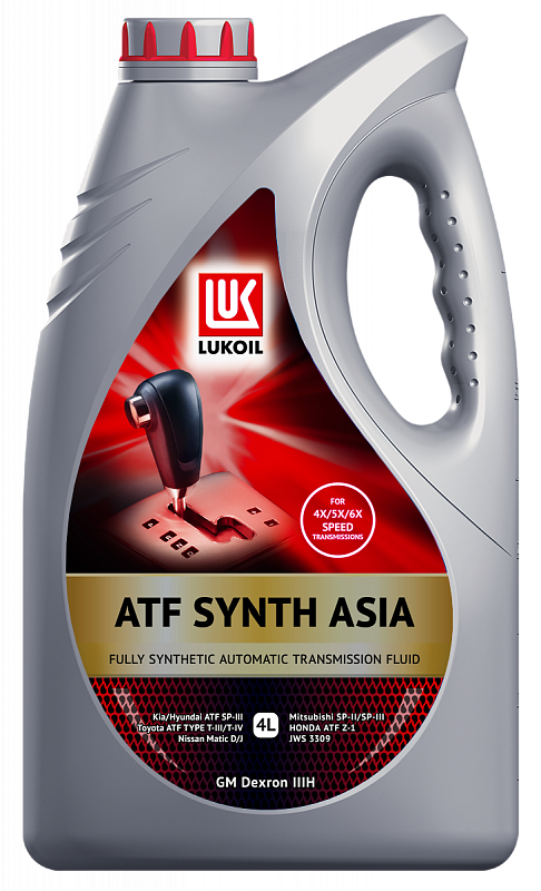 Масло трансмиссионное Lukoil ATF Synth Asia 4 л, Масла трансмиссионные