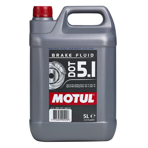Жидкость тормозная Motul Brake Fluid DOT 5.1 5л 100952, Жидкости тормозные