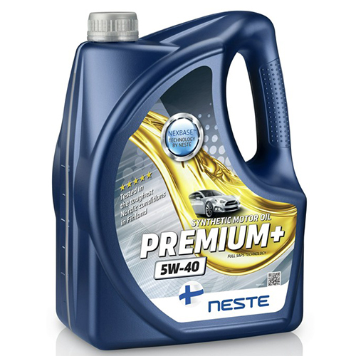 Масло моторное Neste Premium+ 116545 5W-40 4л