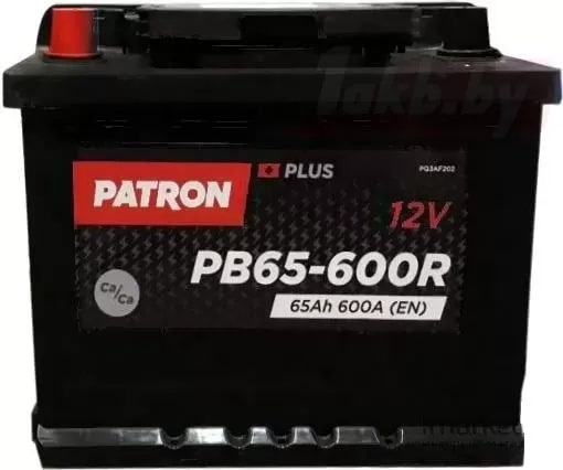 Аккумулятор Patron PB65-600R 12V 65AH 600A ETN 0(R+) B13, Patron