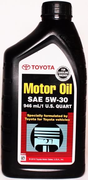 Масло моторное Toyota Motor Oil SN 5W-30 0,946 л