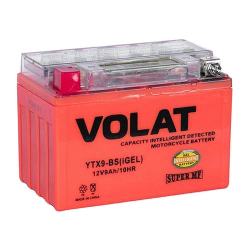 Аккумулятор Volat YTX9-BS(iGEL) 12V 9Ah 135A L+, Volat
