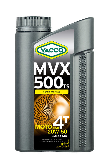 Масло моторное Yacco MVX 500 TS 4T 20W-50 1 л, Масла моторные
