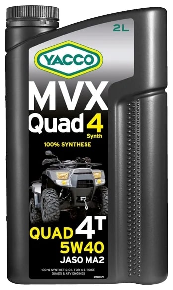 Масло моторное Yacco MVX Quad 4 5W-40 2 л, Масла моторные