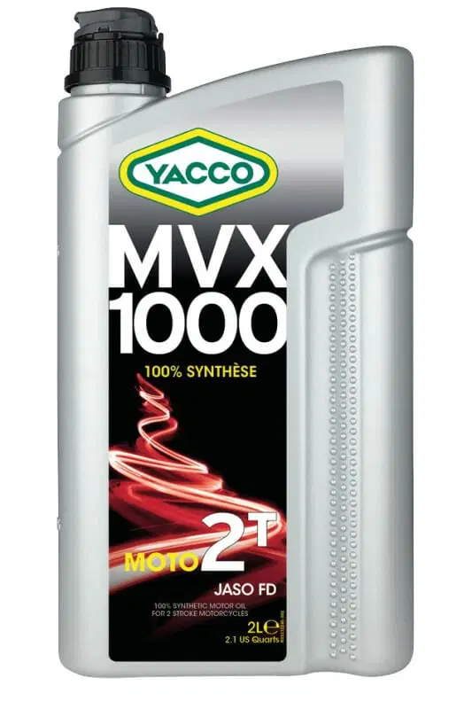 Масло моторное Yacco MVX 1000 2T 2 л, Масла моторные